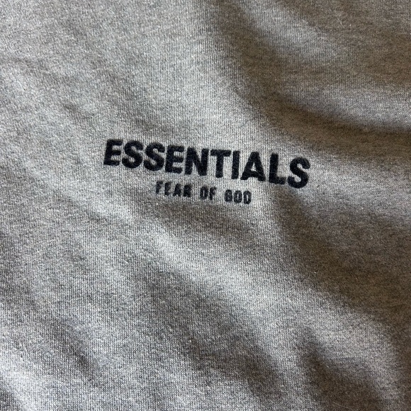 Fear of God Essentials Heather Gray Hoodie - Picture 3 of 6